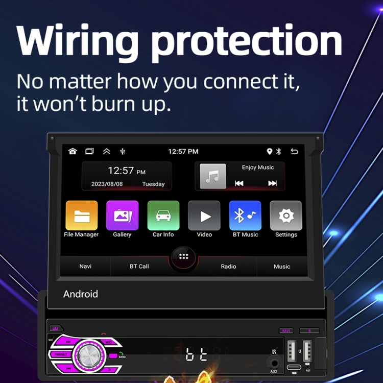 HD 7 inch Single Din Car Android Player GPS Navigation Bluetooth Touch Stereo Radio, Support Mirror Link & FM & WIFI, 9706 HD 7 inch Single Din Car Android Player GPS Navigation Bluetooth Touch Stereo Radio, Support Mirror Link & FM & WIFI, 9706